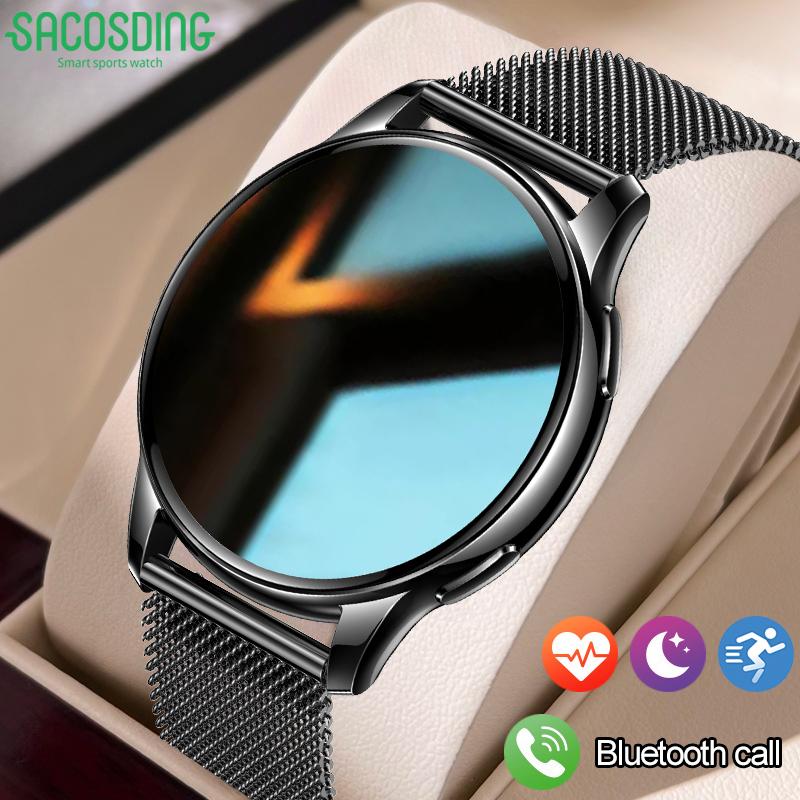 SACOSDING Smart Watches for Women(Answer/Make Call), Fitness Watch with Heart Rate/Sleep/Spo2 Monitor, Smartwatch for Android/iPhone