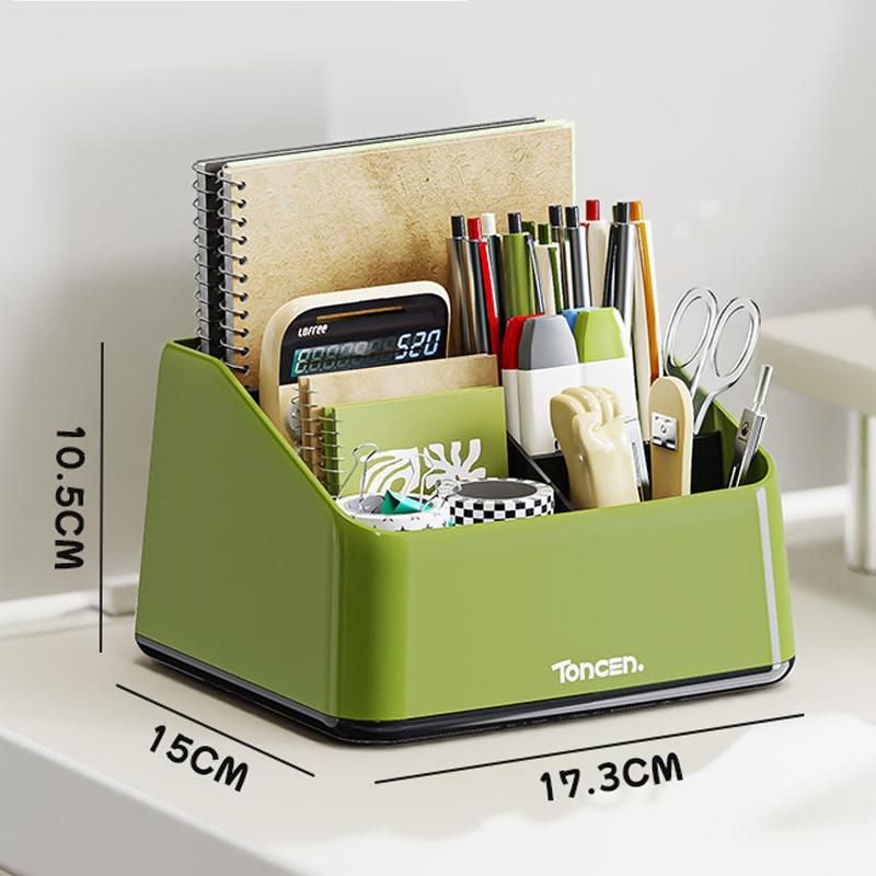 Desktop Storage Box Student Sundries Storage Box Tv Remote Control Phone Mini Abs Stationery Organizer Case Office El Storage
