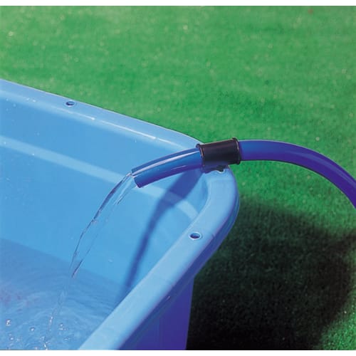Sanko Plastic King Tub, Square, 78L, with Drain Plug, Blue