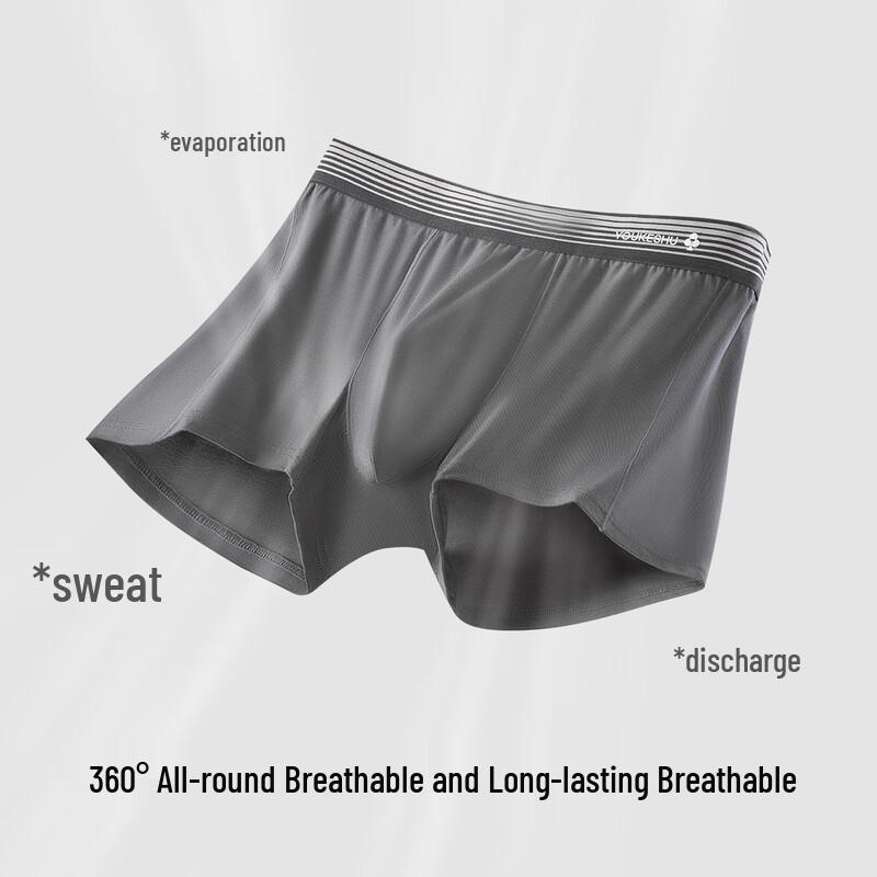 Youkeshu Men's Modal Boxer Briefs 3-Pack