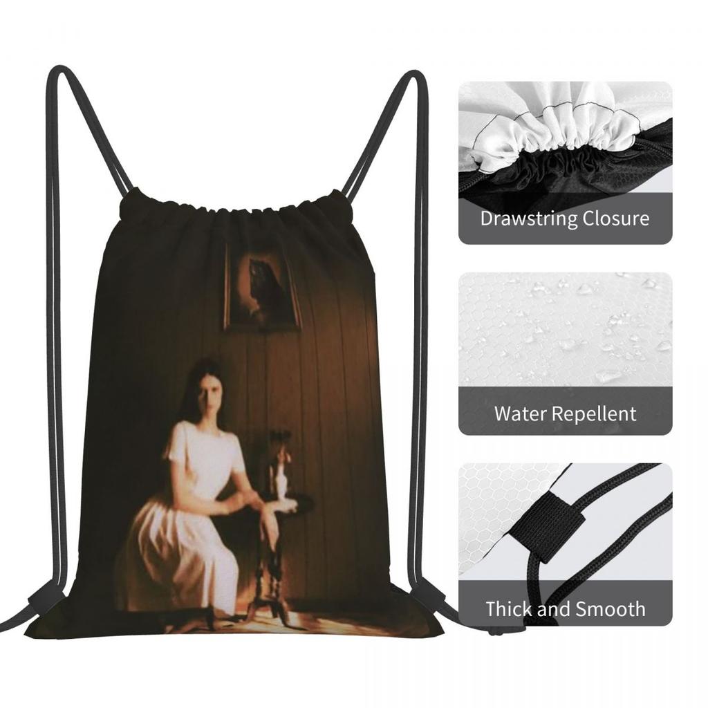 Ethel Cain Singer Album Music Tour 2024 Backpacks Multi-function Drawstring Bags Shoes Bag Book Bags for Travel Students