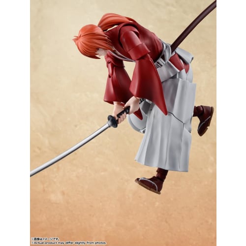 TAMASHII NATIONS S.H.Figuarts Rurouni Kenshin: Meiji Swordsman Romantic Story - Himura Kenshin, approximately 135mm, PVC & ABS painted action figure