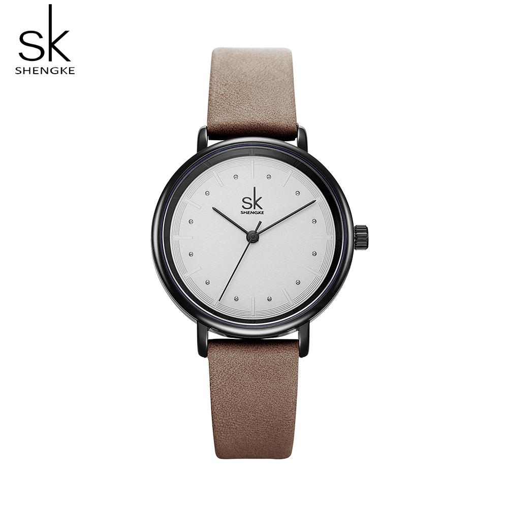 Shengke Sample Styles Ladies Watches Original Design Women's Quartz Wristwatches Best Gifts Clock
