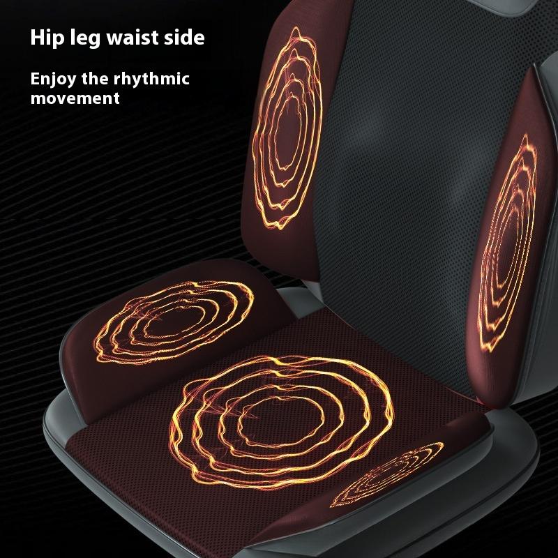 Hot Sale 3D Kneading Full Body Massage Cushion with Heating and Vibration Shoulder Neck and Back Massager for Home and Car Use