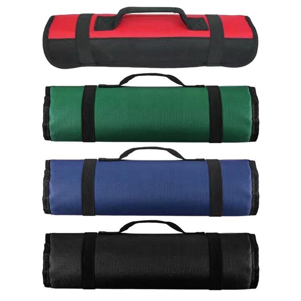 Torba narzędziowa zwijana Przenośna składana torba do przechowywania narzędzi Składany klucz naprawczy Wielofunkcyjny futerał Uchwyt Kieszeń Organizer