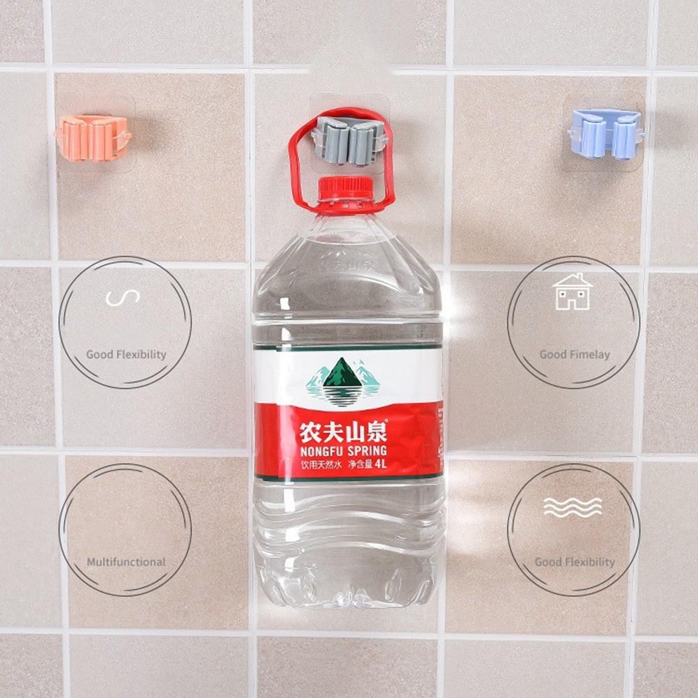 6 X 6 Cm Mop Holder Mop Gancho Mop Guarda-chuva Suporte Antiderrapante PP Organizador De Armazenamento
