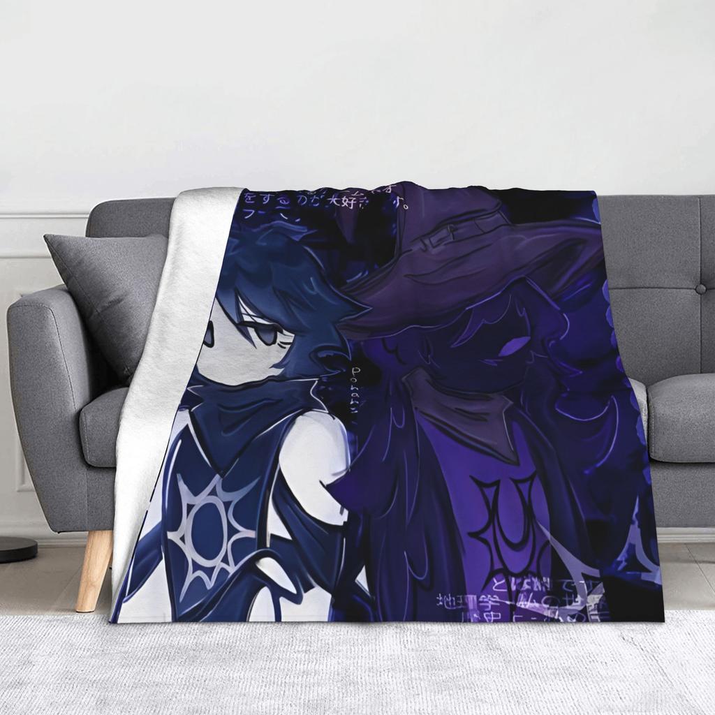Azuretime Anime Fleece Blankets Azure Two Time Forsaken Awesome Throw Blanket for Home Hotel Sofa 125*100cm Quilt