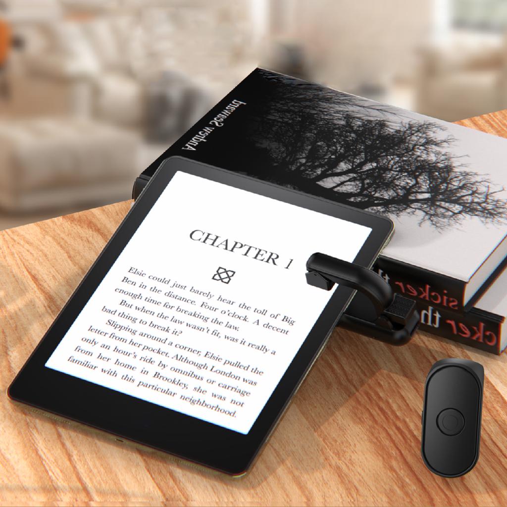 2-in-1 Page Turner Clicker Wireless Page Turner Remote Lightweight E-book Page Turner for Kindle Paperwhite Accessories
