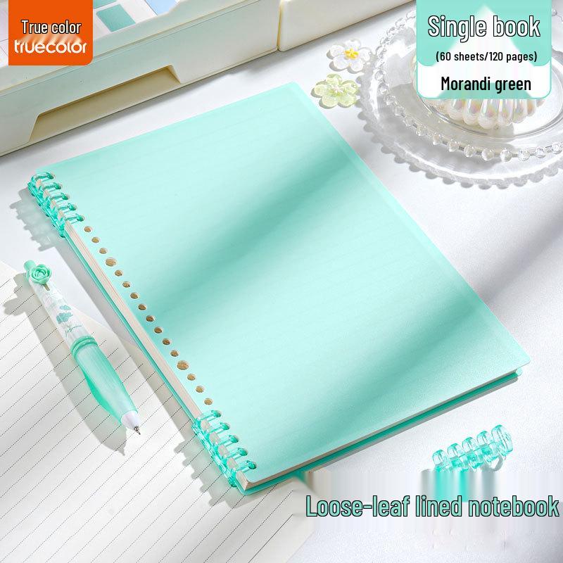 B5 Vintage High-Value Notebook for Students - A5, Extra Thick, Detachable, Gentle On Hands