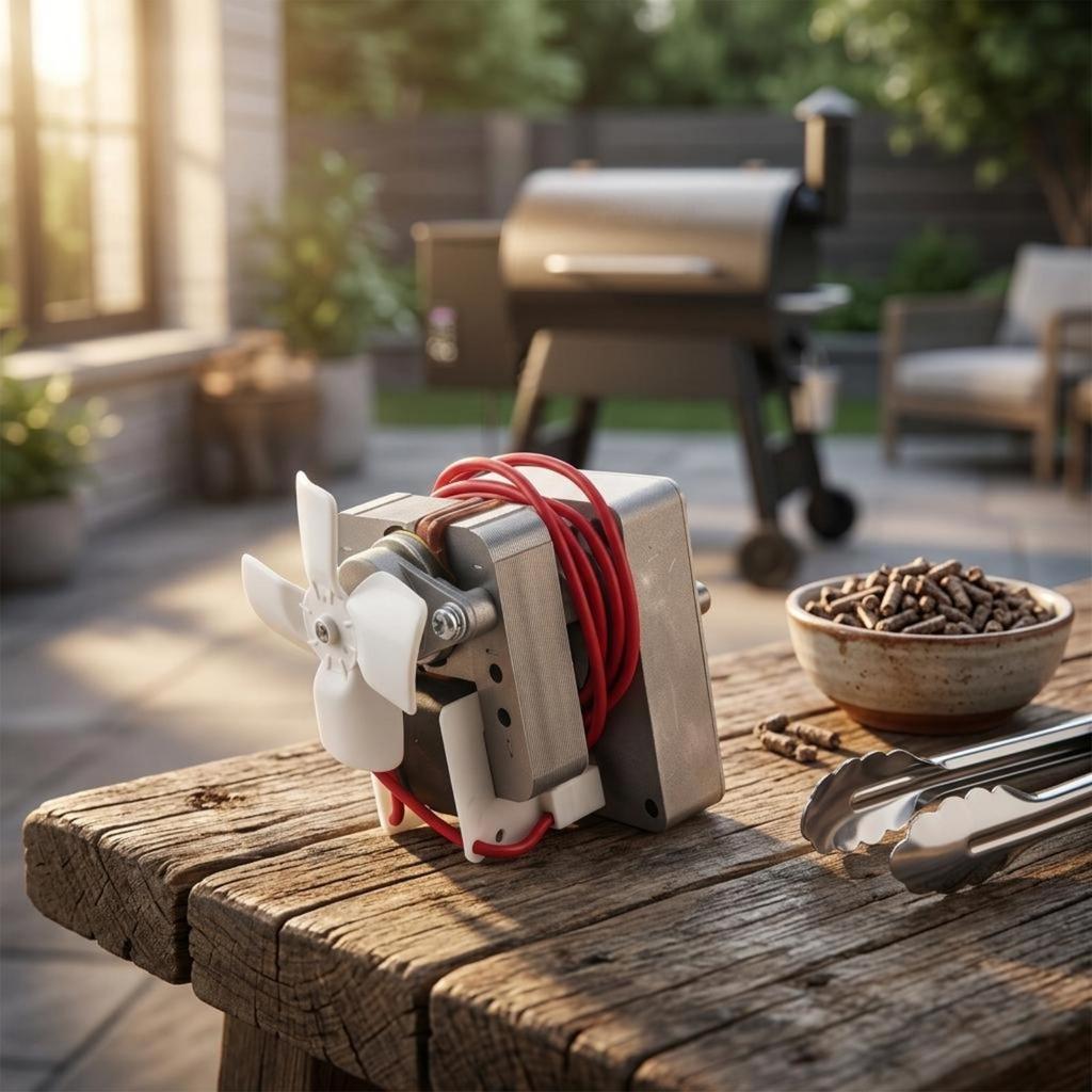 Outdoor-Cooking Auger Motor Square Mounting Base