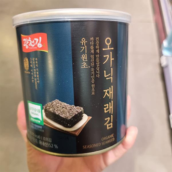 

Gwangcheon Premium Organic Roasted Seaweed Can 30g One thing