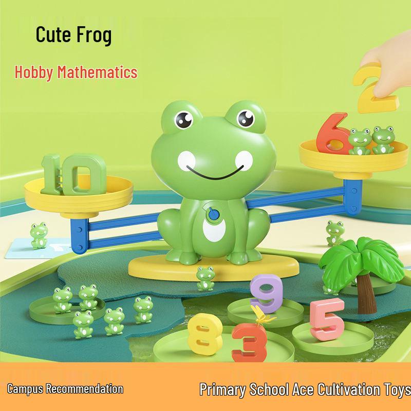 Frog Balance Scale - Early Education Math Toy for Cognitive Development
