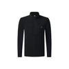 Fitness Series Knit Stand Collar Zip Jacket Men Jackets A11M541506F-BK