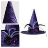 Halloween Hexenhut für Kinder Erwachsene Halloween Party Cosplay Kostüm Requisiten Gruseliger Zaubererhut für Halloween Party