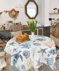Beach Sea Turtle Coral Shell Starfish Rectangle Tablecloth Table Decor Reusable Kitchen Dining Tablecloth Holiday Party Decor