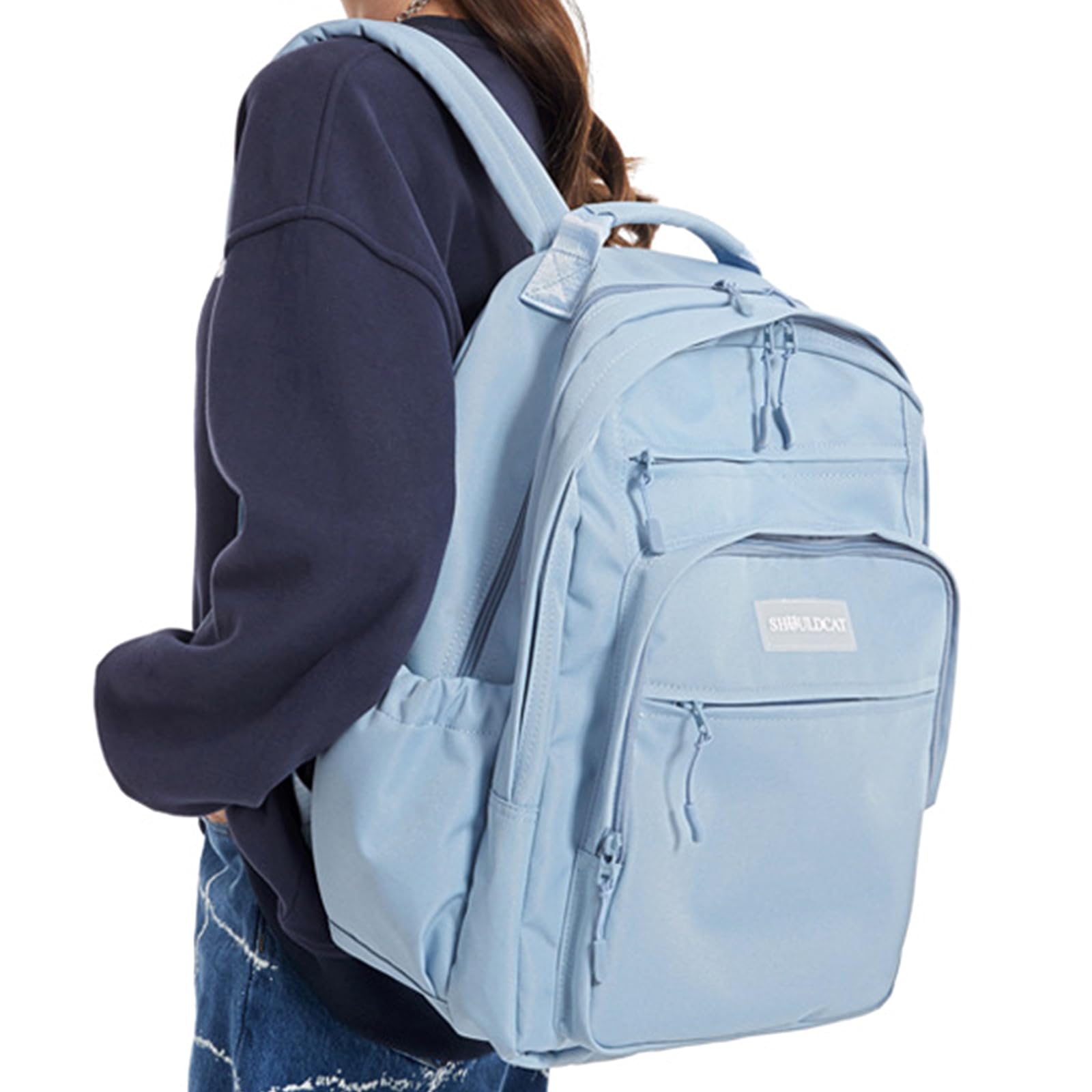 

Большой ПК Много Воды Средняя Школа Бизнес BA9619 [Manatsulife] Рюкзак, Вместимость, Унисекс, Хранение, Карманы, Сумка для мамы, Водоотталкивающий, Школа, Путешествия, синий