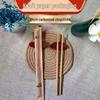 Bulk Disposable 4-Piece Bamboo Cutlery Set