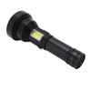 Outdoor USB Rechargeable Flashlight Telescopic Zoom Portable COB Strong Light LED Torch