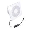 6 Inch Solar Exhaust Fan Brushless Motor Low Noise Design 8W Panel For Outdoor Indoor Ventilation In Sheds Greenhouses