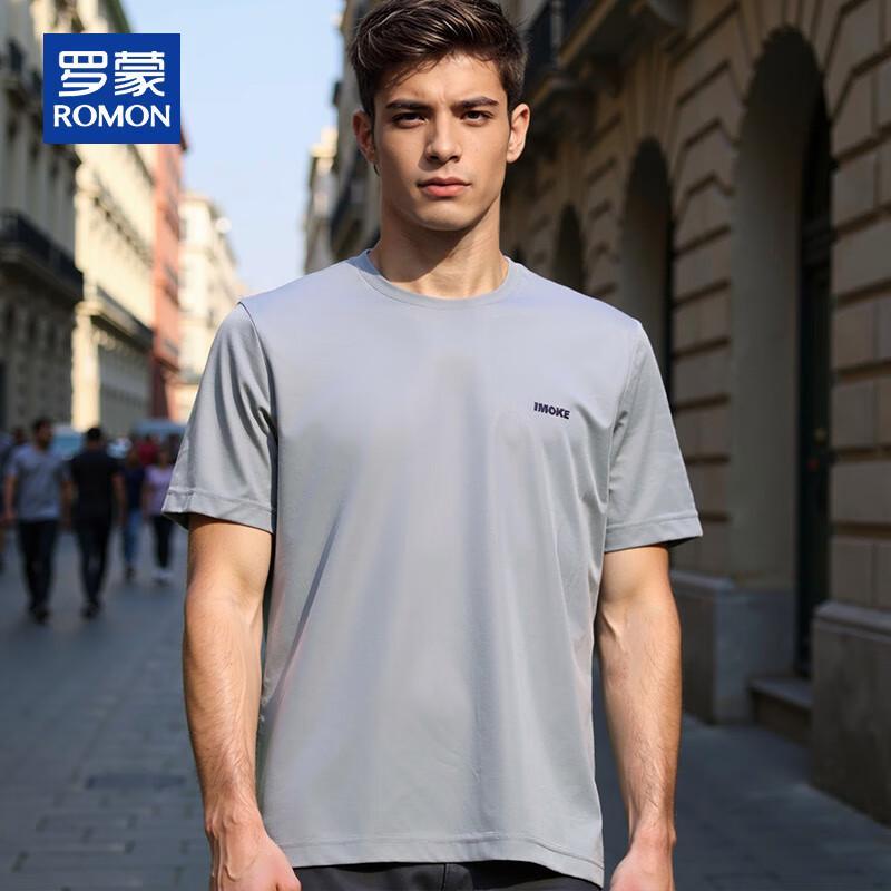 ROMON Men's Summer Cool-Touch Short Sleeve T-Shirt