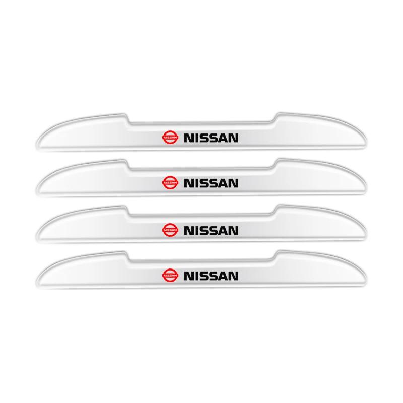 AQS3   Transparent Door Edge Protector Stickers Anti Collision Strips For Nissan Nismo Note Armada Pulsar Pathfinder X-Trail Qashqai
