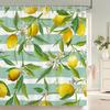 Fresh Fruit Pineapple Shower Curtain 3D Bath Screen Waterproof Fabric Bathroom Decor Large With Hook Bathroom Curtains