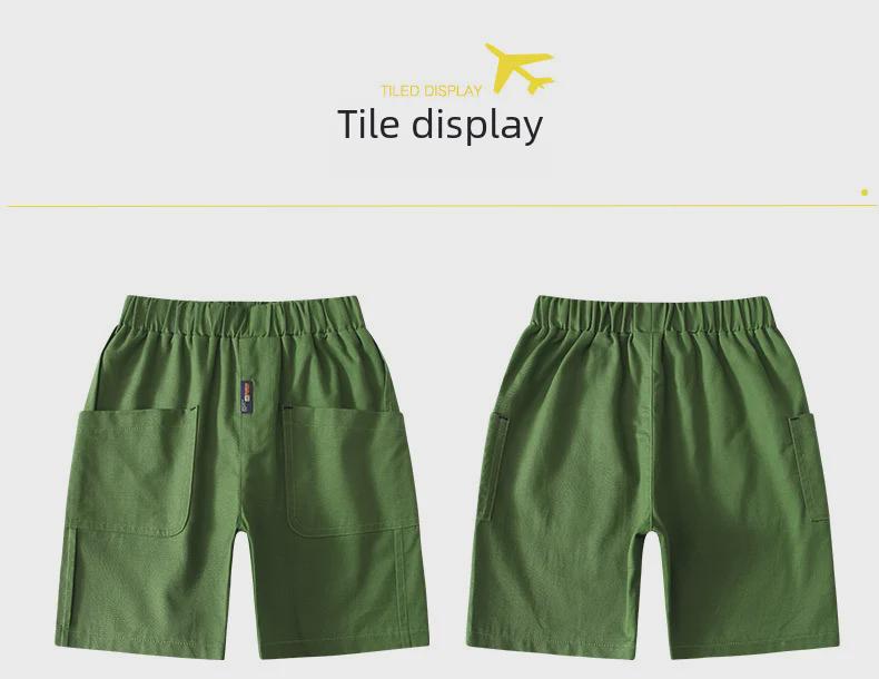 Boys' Summer Casual Loose Shorts - Stylish & Lightweight for Kids
