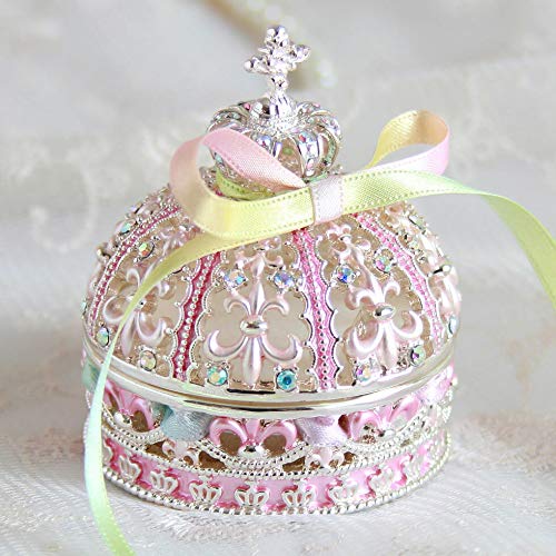 <Crown with Ribbon> Pierce Various Colors [Directly Purchased from Pierce Shop] (Silver Pink)