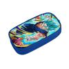 Dragon Ball Blue Double-Layer Pencil Case for Students, Goku Merchandise, Large Capacity, Wear-Resistant.