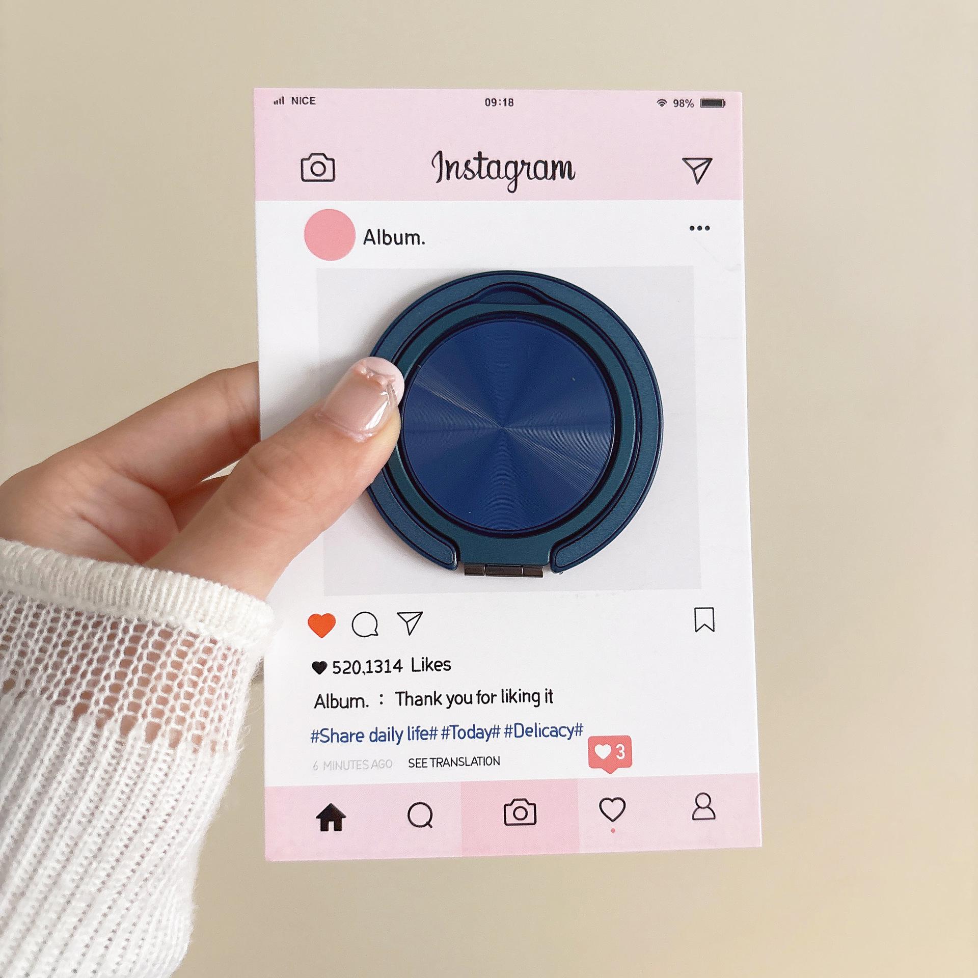 

Universal 360° Rotating Phone Holder: Voice-Activated, Adjustable, Portable, Adhesive, and Compatible with All Apple Phone Cases.