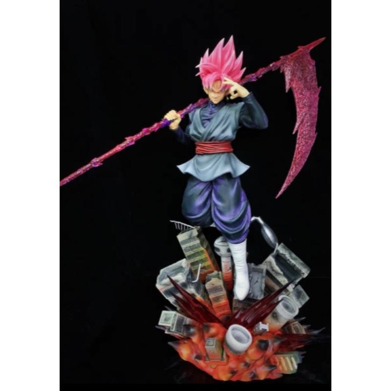 New JT Studio Toys Dragon Ball Anime Figure Zamasu Figure 1/6 Goku Black Pvc Statue Decor Ornament Collection Model Gift