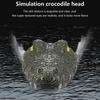 Rc Speed Boat Simulation Crocodile Head 2.4G Remote Control Joke Alligator Decoy Electric Floating Summer Water Spoof Toys Gift