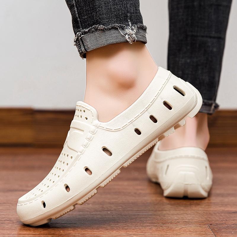 Summer Eva Men Casual Shoes Outdoor Slip On Mens Loafers Fashion Anti Slip Man Beach Sandals Comfortable Walking Boat Shoes