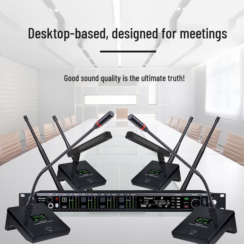 Xun'erwei Professional True Diversity Infrared Wireless Microphone System (CN version)