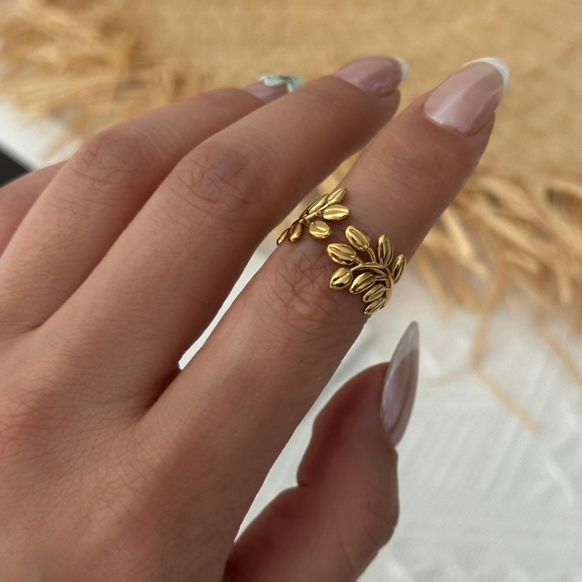

Vintage Stainless Steel Sun Flower Leaf Shell Pattern Rings For Women Men Punk Fashion Geometric Spiral Oval Finger Ring Jewelry
