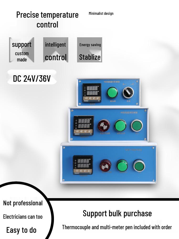 Laboratory Fully Automatic DC Temperature Control Box (24V/12V/36V) with Constant Temperature Heating Element