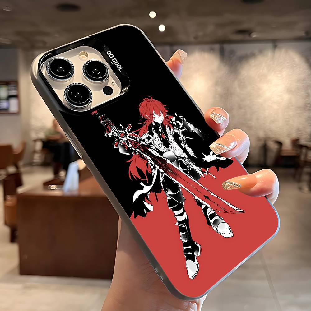 

Diluc Phone Case For IPhone 17 16 15 14 13 12 11 Pro Max Plus X XR XS Max Shockproof Bumper Cover iphone15