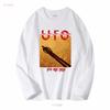 T-shirt UFO Band Album You Are Here Metal Rock Music vintage Lavata Comoda abbigliamento firmato Elasticizzata Moda casual