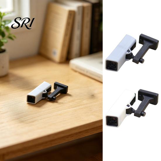 Small Scale Surveillance Prop Mini CCTV Camera 1:12 Miniature Model Realistic Home Security Decor Dollhouse Accessories for Garage Scene Display