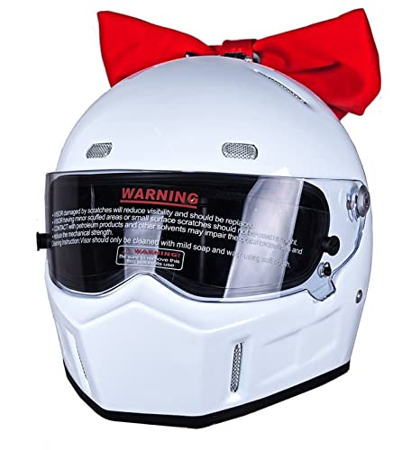 

Helmet Ribbon (Red) - Easy to Remove, Bakuon Kawasaki Raimu Cosplay, Comiket, Motorcycle, Touring (Medium)