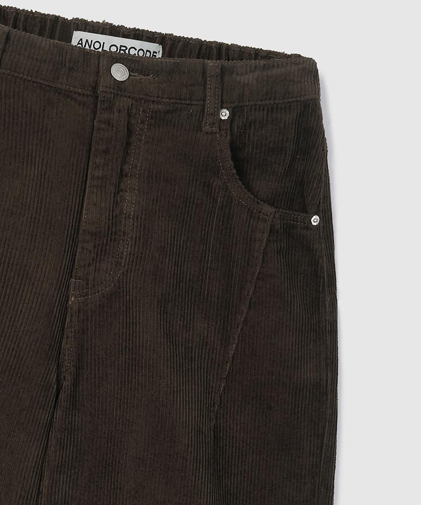 Eoneolleokodeu Corduroy Half Elastic Pants (3 Colors)