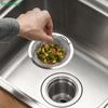 Stainless Steel Sink Strainer Basket - Foldable Food Waste Filter for Kitchen Sink Drain, Easy Clean
