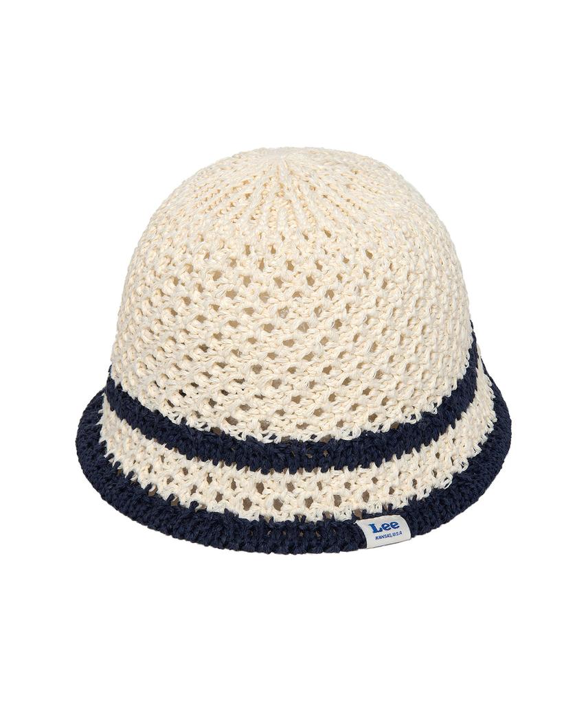 LEE Paper Knit Hat Ivory