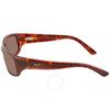 Maui Jim Stingray Hcl Bronze Rectangular Unisex Sunglasses H103 10 55
