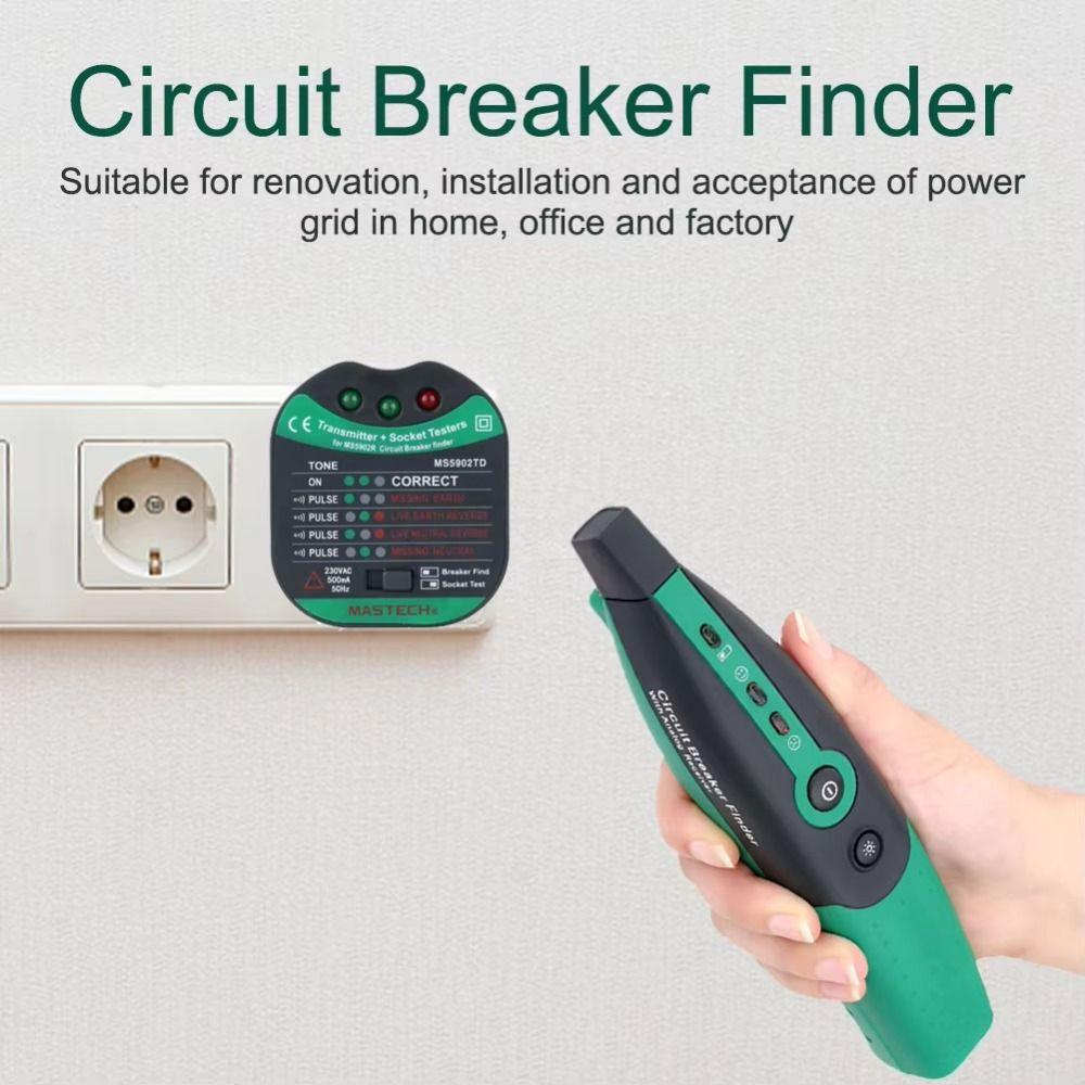 With Flashlight Automatic Circuit Breaker Finder 220V /110V Circuit Tester  Home, Office