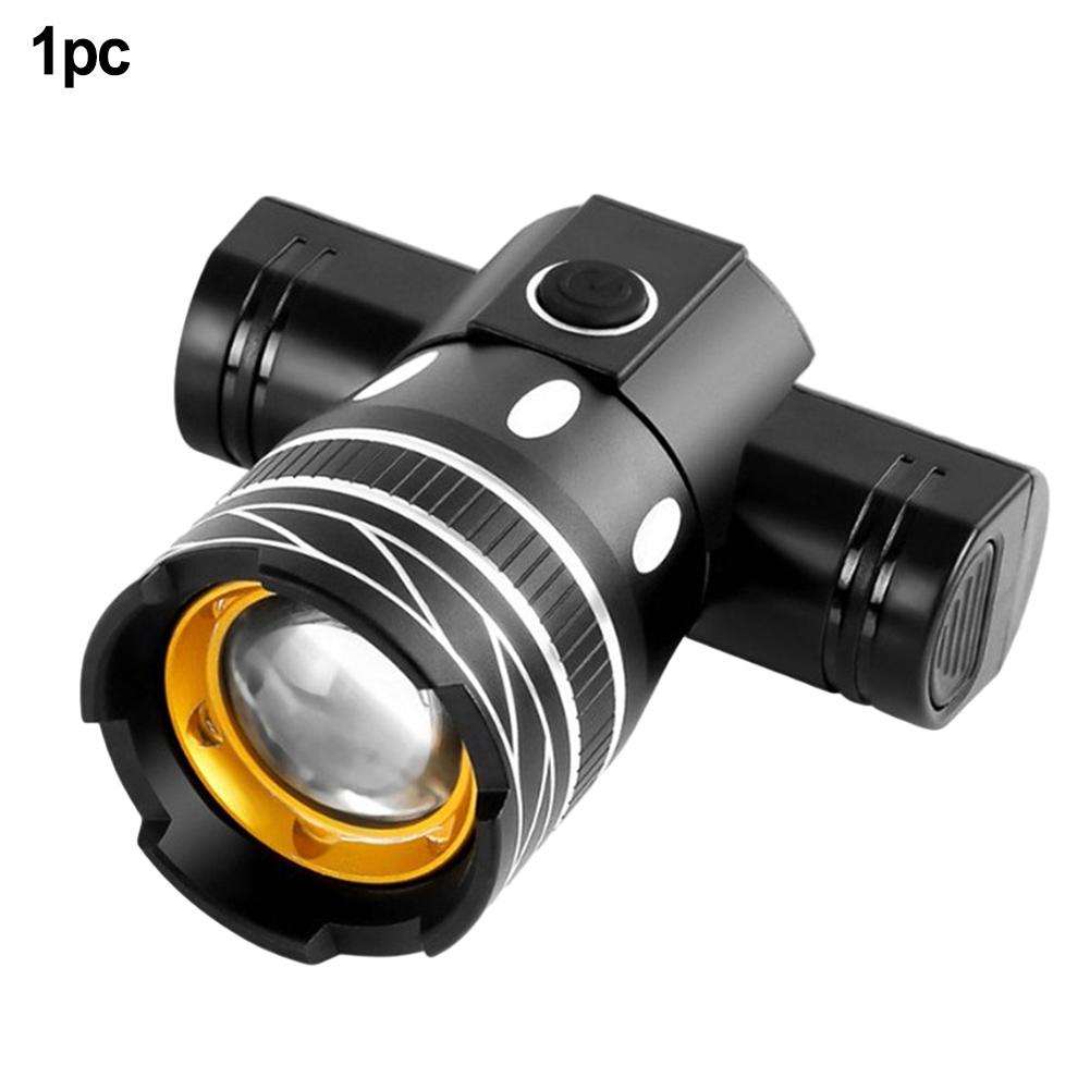 

LED Bicycle Front Light Zoomable Adjustment Headlight USB Rechargeable Bike Head Lamop for Safety Cycling Bicycle Accessories