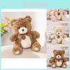 Lovely Cozy Bear Plush Toy 25cm 35cm And 50cm Height Options For Kids