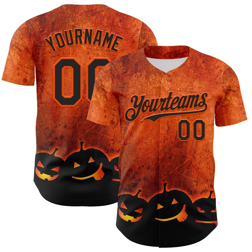 Custom Baseball for Halloween, Unisex Sports Top for Men and Women