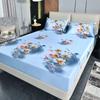 Home Luxury Mattress Cover Three-piece Double Household Bedspread Non-slip Washable Queen Size Bed Cover with Pillowcases