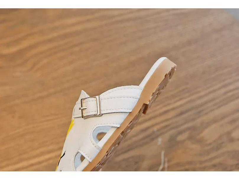Summer 2024 Cartoon Fashion Baby Girl Slippers - Cute Sandals for Kids
